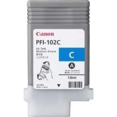 Μελάνι εκτυπωτή CANON PFI-102C Cyan 130ml 0896B001